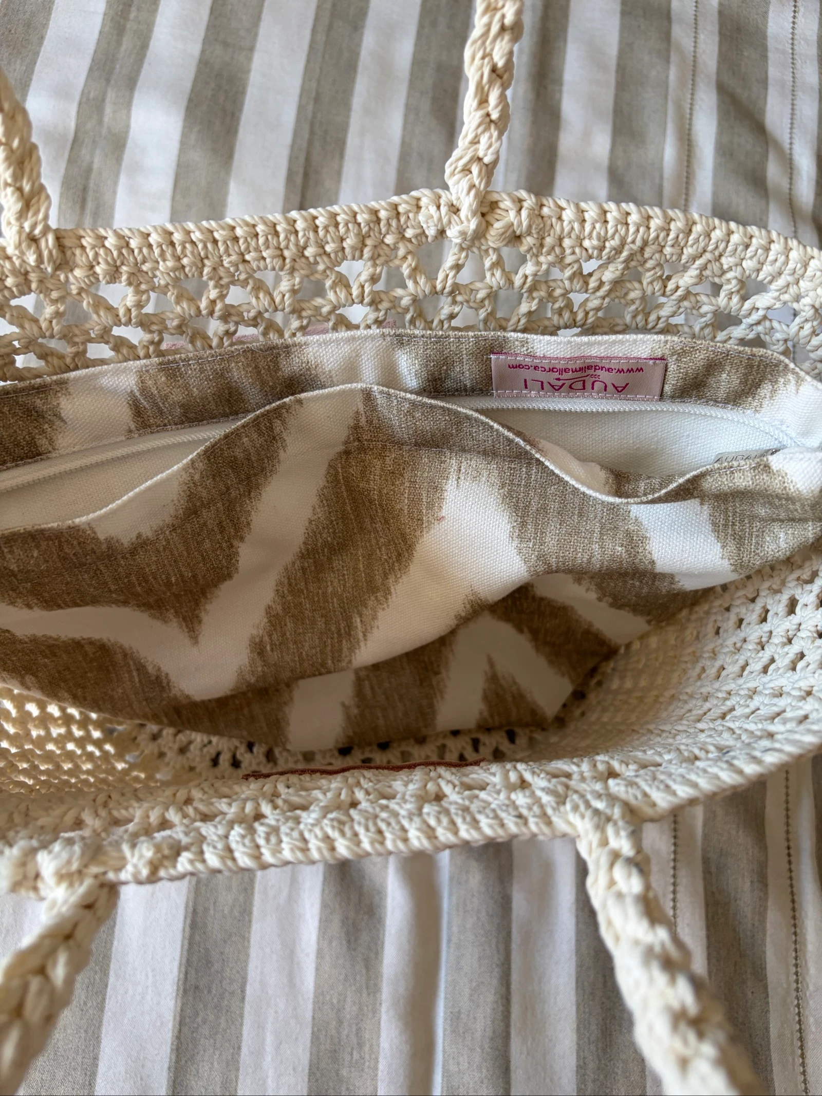 Bolsa cesta de crochê – photo 2